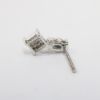 Picture of 14k White Gold & .33CTW Diamond Mini Drop Earrings 