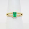 Picture of 14k Yellow Gold & Emerald Solitaire Ring 
