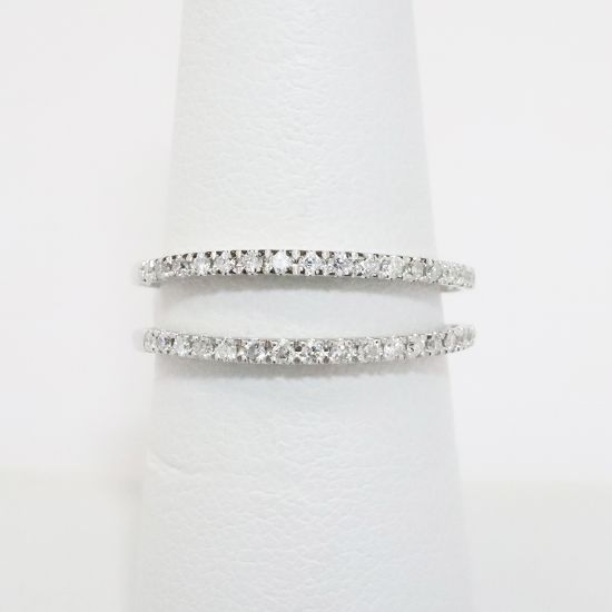 Picture of 14k White Gold & Diamond Jacket Ring Enhancer
