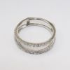 Picture of 14k White Gold & Diamond Jacket Ring Enhancer