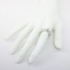 Picture of 18k White Gold & Diamond Engagement Ring with Milgrain Detailing