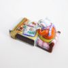 Picture of Rare Christmas Mouse in Match Box Bed Trinket Box By Rochard Limoges 