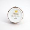 Picture of Retired Porcelain Gingerbread House Trinket Box by Manufacture Royale De Limoges