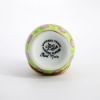 Picture of Retired Limoges Porcelain Lidded Lunch Pail Trinket Box with Floral Motif by Parry Vieille
