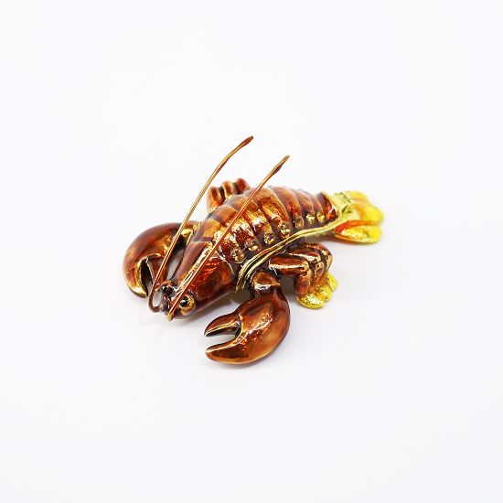 Picture of Kingspoint Designs Larry the Lobster Mini Trinket Box