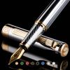 Picture of Scriveiner London Classic Silver Chrome Fountain Pen - Medium Nib