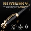 Picture of Scriveiner London Classic Black Lacquer Ballpoint Pen