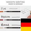 Picture of Scriveiner London 4 Black Medium Rollerball Pen Refills