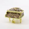 Picture of Kingspoint Designs Pretty Piano with Butterflies Trinket Box with Matching Necklace