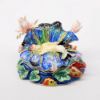 Picture of Kingspoint Designs Baby Mermaid in Lily Pad Cradle Trinket Box with Matching Necklace