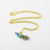 Picture of Kingspoint Designs Stunning Peacock on a Branch Trinket Box with Matching Necklace