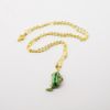 Picture of Kingspoint Designs Frogs on Calla Lily Trinket Box with Matching Necklace