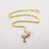 Picture of Kingspoint Designs Rosalina the Flamingo with Her Chick Trinket Box with Matching Necklace