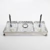 Picture of Waterford Crystal Executive Desk Set with Quartz Clock & Two Pen Holders