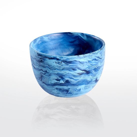 Picture of Nashi Home Small Deep Bowl in Denim Swirl