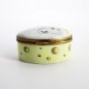 Picture of Limoges Porcelain Mouse/Rat Eating a Block of Cheese Trinket Box