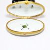 Picture of Limoges Porcelain Black Cat Drinking Milk from a Saucer Trinket Box by Artoria