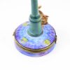 Picture of Rare Limoges Porcelain Cat in the Night with Street Lamp Trinket Box by Chamart