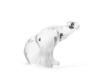 Picture of Lalique Large Clear & Frosted Crystal Polar Bear Figurine #11637