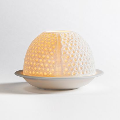Picture of Bernardaud Porcelain 'Lattice' Votivelight Candle Holder