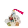 Picture of Jay Strongwater Seven Swans-A-Swimming Glass Ornament