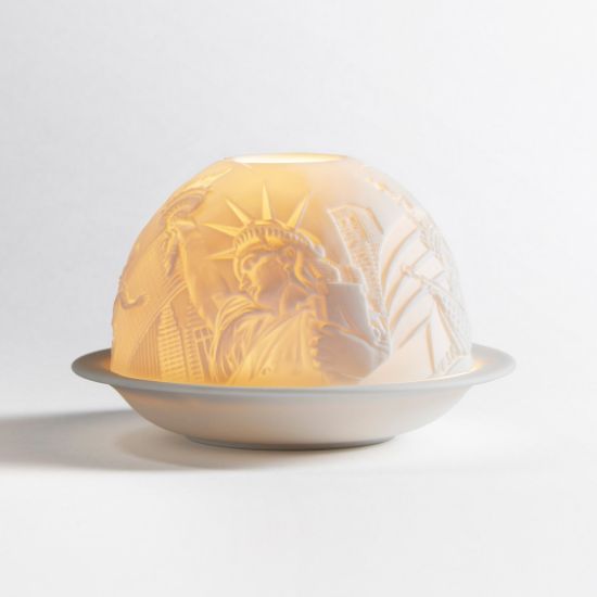 Picture of Bernardaud Porcelain 'New York City' Votivelight Candle Holder