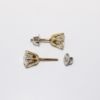 Picture of 14k Yellow Gold 3CTW Diamond Solitaire Earrings 