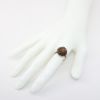 Picture of Vintage 9k Yellow Gold & Garnet Thai Princess/Harem Ring