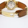 Picture of Bvlgari 18k Yellow Gold & Leather 'Rattrapante' Men's Watch 
