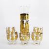 Picture of Vintage Mid Century Culver 'Florentine' Fruit Cocktail Glasses, Pitcher & Stirrer Set