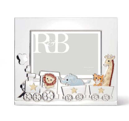 Picture of 'Animal Train' 5x7" Silver Plated Frame