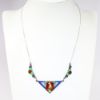 Picture of Art Deco Era Sterling Silver & Guilloche Enamel 'Bubble Dancer' Necklace
