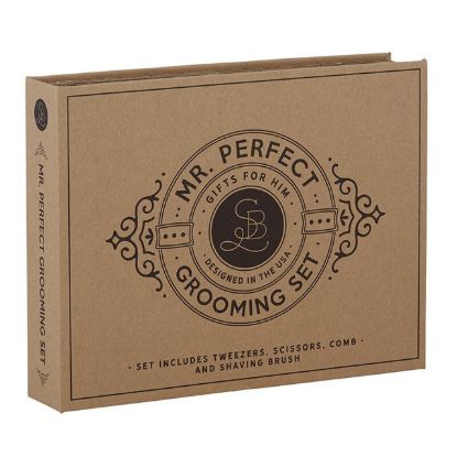 Picture of 'Mr. Perfect' Faux Book Grooming Set