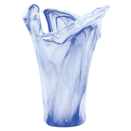 Picture of Vietri Onda Glass Cobalt Large Vase