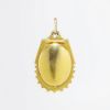 Picture of Antique Victorian 14k Yellow Gold & Seed Pearl Etruscan Revival Locket