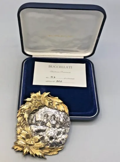 Picture of Buccellati Sterling limited edition Silver Ornament, item # 097, original box