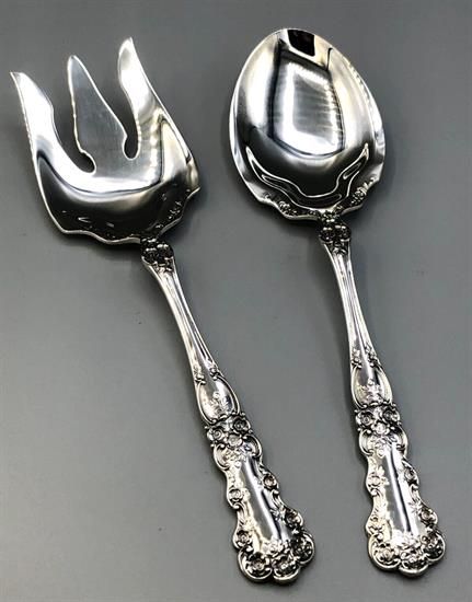 Picture of Salad Set All Silver