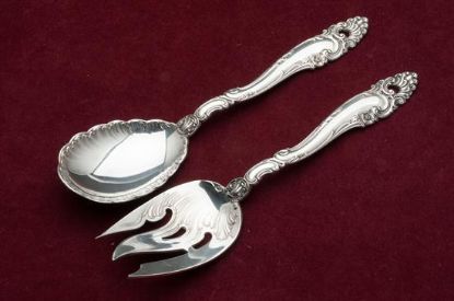 Picture of Salad Set All Silver