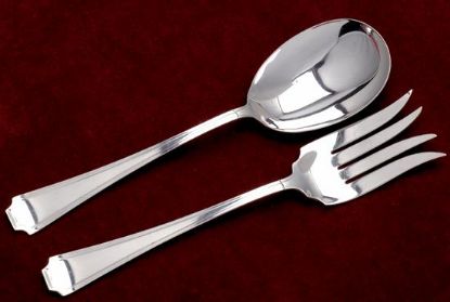 Picture of Salad Set All Silver