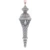 Picture of Barrett + Cornwall 2025 Regency Finial Drop Sterling Silver Ornament