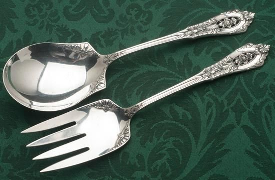Picture of Salad Set All Silver