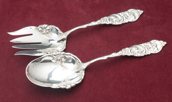 Picture of Salad Set All Silver