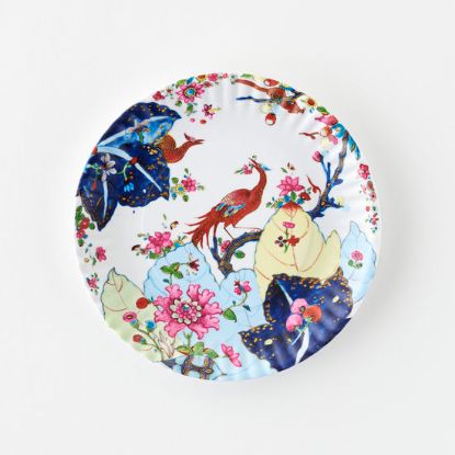 Picture of Set of 4 'Tobacco Leaf' Melamine Plates