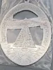 Picture of Lunt 1978 Sterling Silver "O Christmas Tree" Ornament, gently used, no box