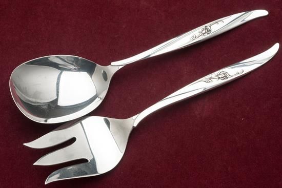 Picture of Salad Set All Silver