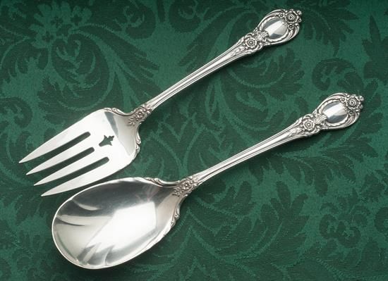 Picture of Salad Set All Silver