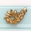Picture of Vintage Weiss Rhinestone Brooch In Topaz, And Amber Colors