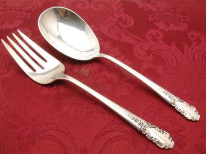 Picture of Salad Set All Silver