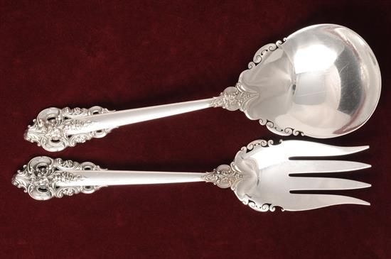 Picture of Salad Set All Silver