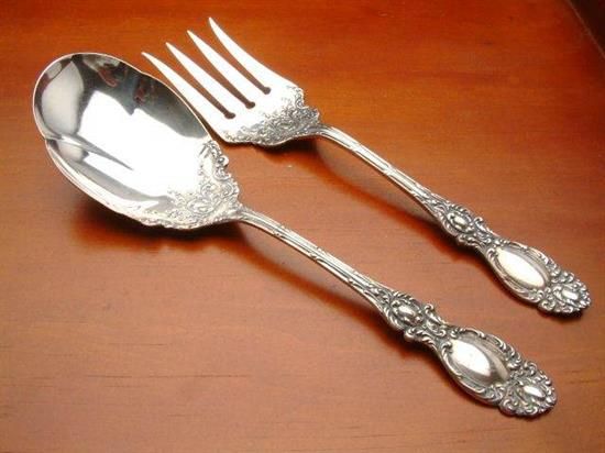 Picture of Salad Set All Silver